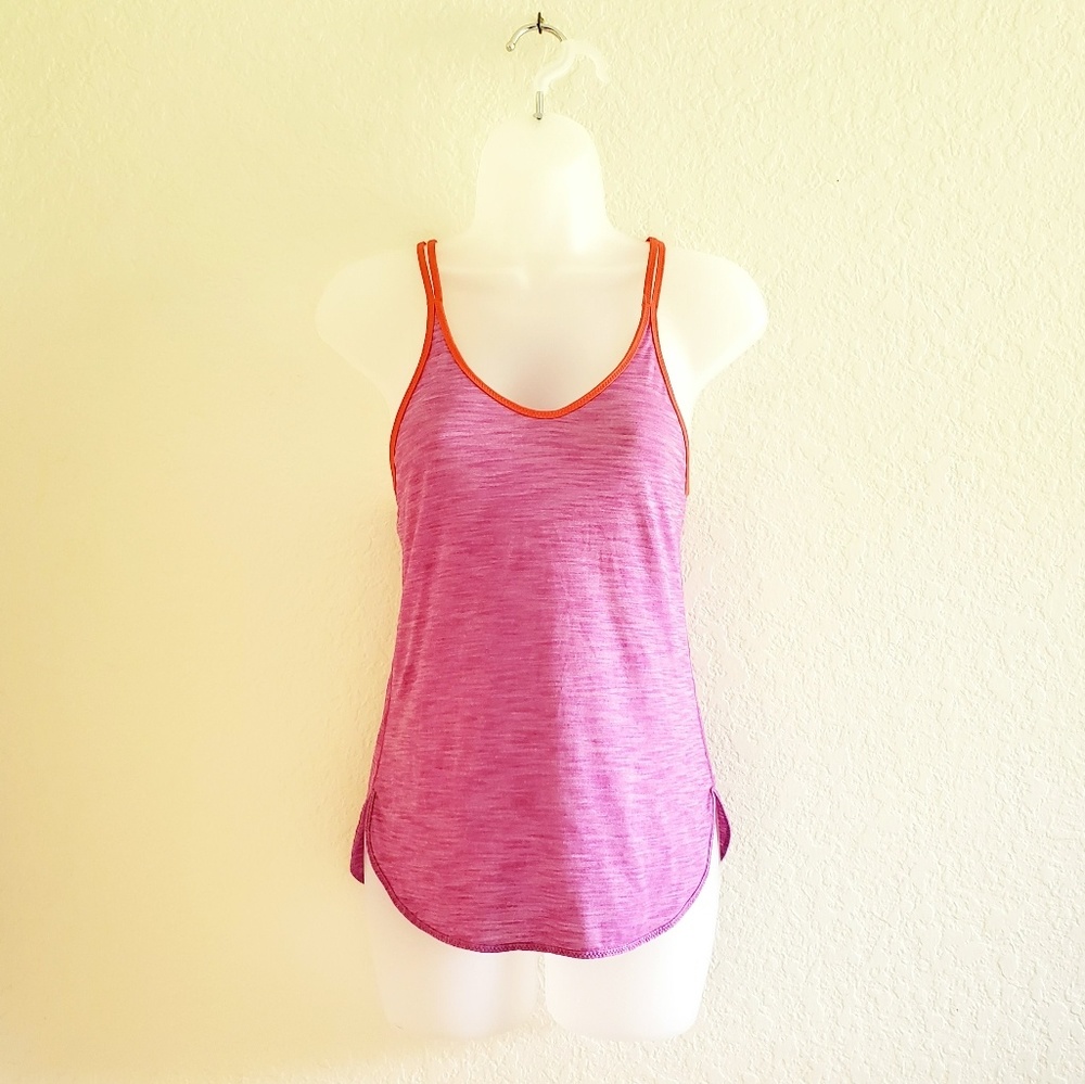 Lululemon Purple Ruched Racerback Tank Top